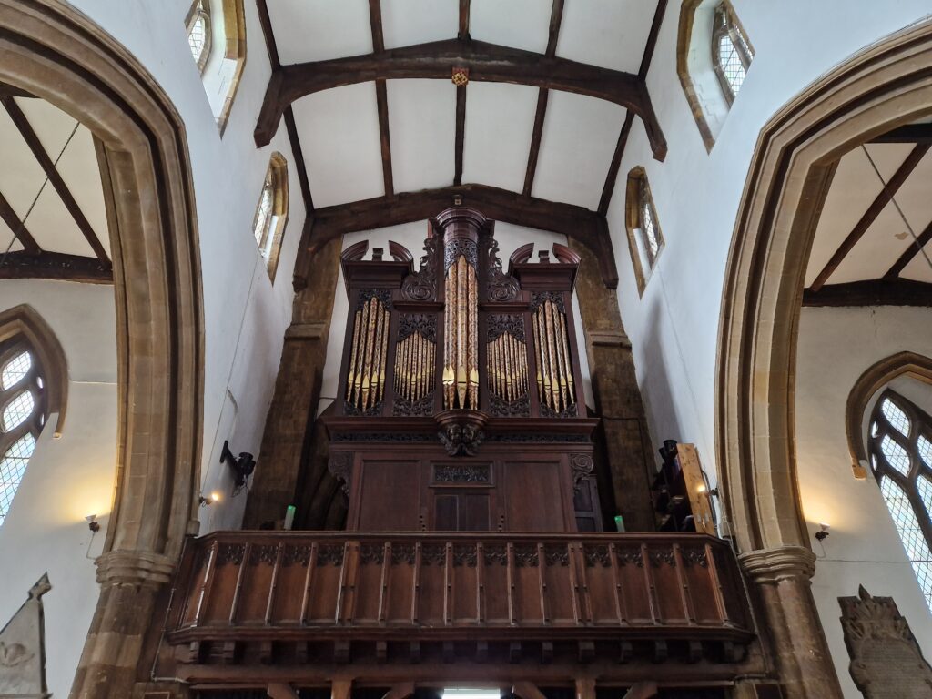 The organ at St Mary the Virgin, Finedon