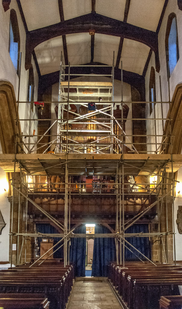 Organ restoration at St Mary the Virgin, Finedon